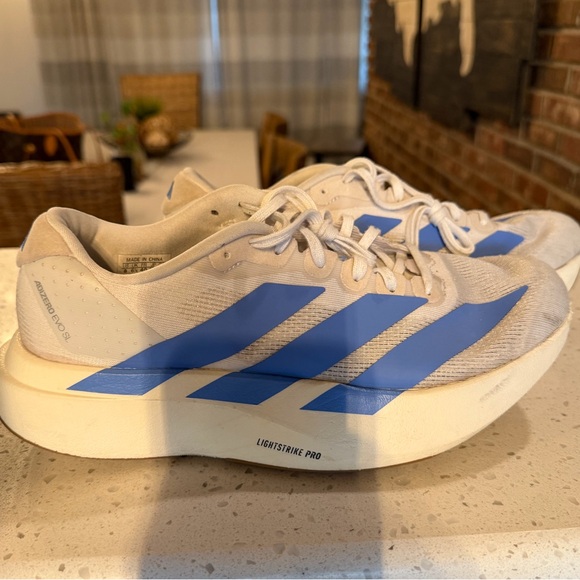 adidas Shoes - Adidas Adizero Evo SL White Blue
